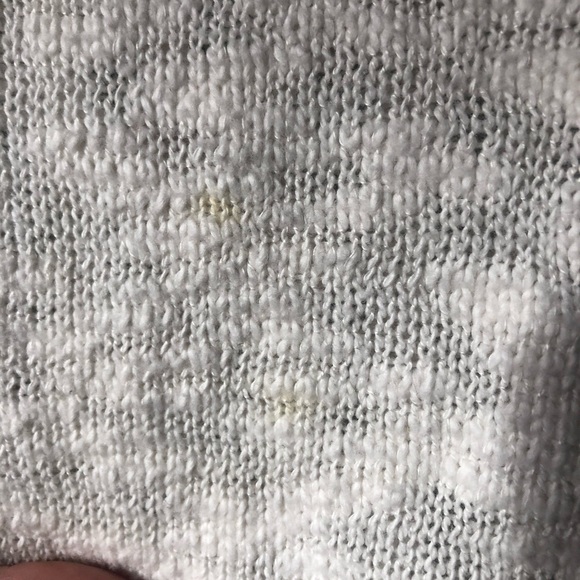 Mossimo White Sweater with Cream Lace Trim! 3/$20 - Picture 4 of 4